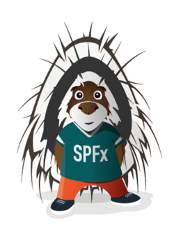 Parker Porcupine SPFx mascot graphic